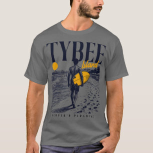 Camiseta Vintage Surfing Tybee Island Georgia Retro Surfer