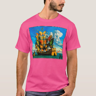 Camiseta Vintage Surreal Abstrato Fantasy Pr