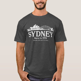 Camiseta Vintage Sydney | Austrália Aniversário Nascido em 