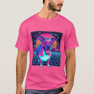 Camiseta vintage synthwave anos 80