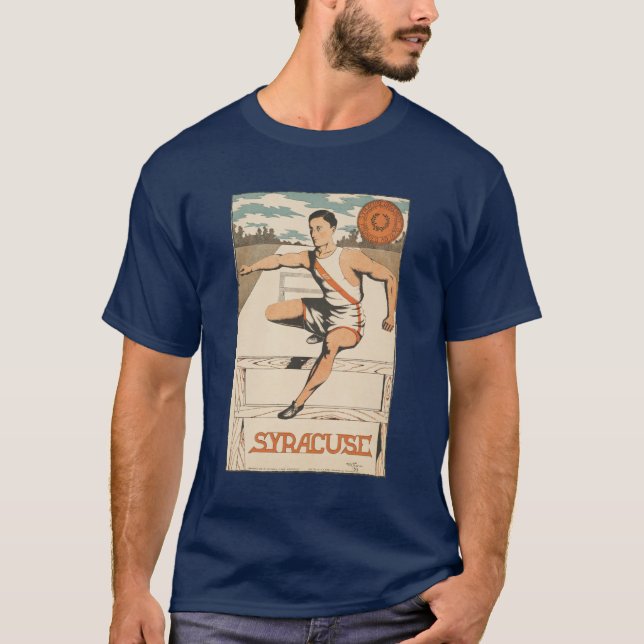Camiseta Vintage Syracuse Track (Frente)
