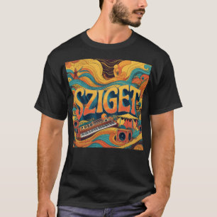 Camiseta Vintage Sziget Festival Retro Música