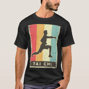 Camiseta Vintage Tai Chi Sport Retro Poster