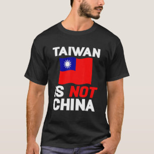 Camiseta Vintage Taiwan Flag Não É China Taiwan