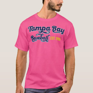 Camiseta Vintage Tampa Bay Baseball Est 1998 Lover Baseball