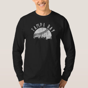 Camiseta Vintage Tampa Bay Florida Skyline Roupa