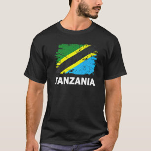 Camiseta Vintage Tanzânia Bandeira Tanzaniana Orgulho Supor