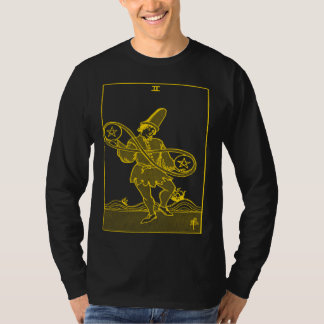CAMISETA VINTAGE TAROT CARD PENTACLES TWO