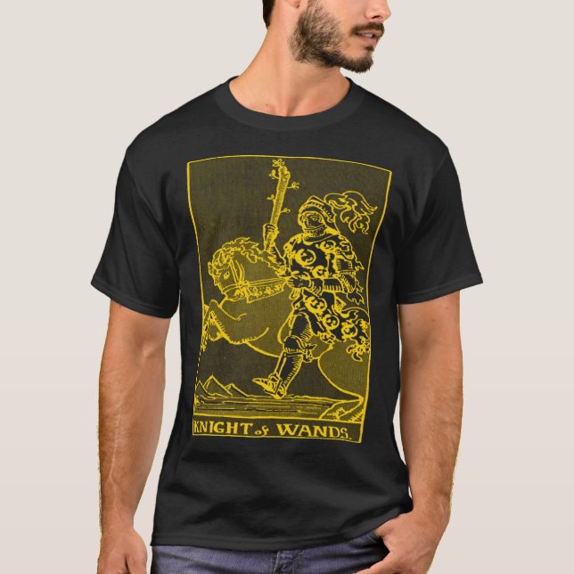 CAMISETA VINTAGE TAROT CARD QUER KNIGHT (Frente)