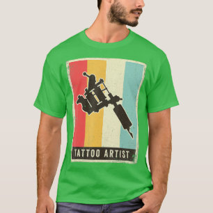 Camiseta Vintage Tattoo Artist Retro Gift