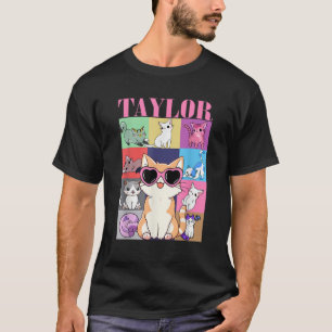 Camiseta Vintage Taylor Personalizada Cat Festa de aniversá