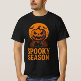 Camiseta Vintage TEMPORADA ASSOMBRADA Jack-O'-Lantern Hallo