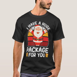 Camiseta Vintage Tenho um Pacote Enorme Para Você Papai No