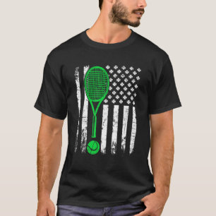 Camiseta Vintage Tênis Dia de São Patrício American Flag