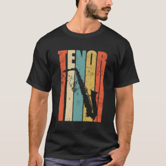 Camiseta Vintage Tenor Saxofone