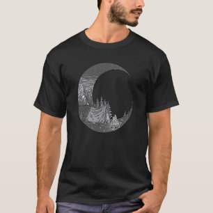 Camiseta Vintage Tent no acampamento de montanha ao ar livr