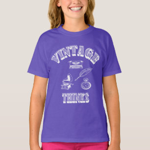 Camiseta Vintage Things White Edition
