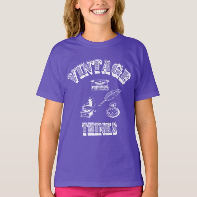 Camiseta Vintage Things White Edition (Frente)