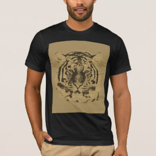 Camiseta Vintage Tiger Face