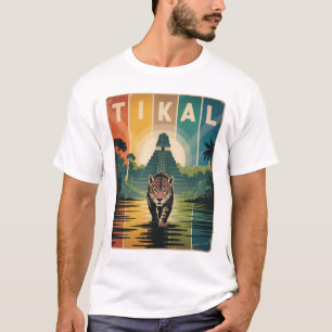 Camiseta Vintage Tikal Guatemala Jaguar