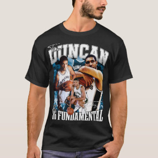 Camiseta Vintage Tim Duncan O Grande Basquete Fundamental