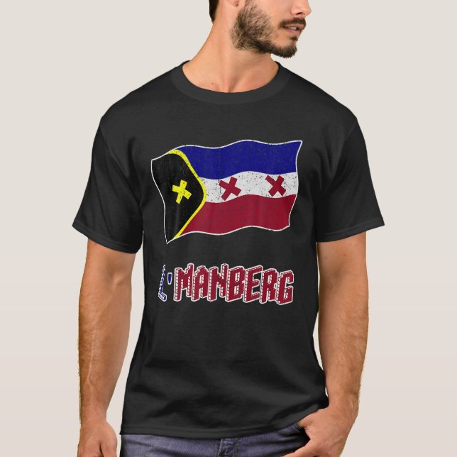 Camiseta Vintage Tommyinnit L'manberg Flag (Frente)