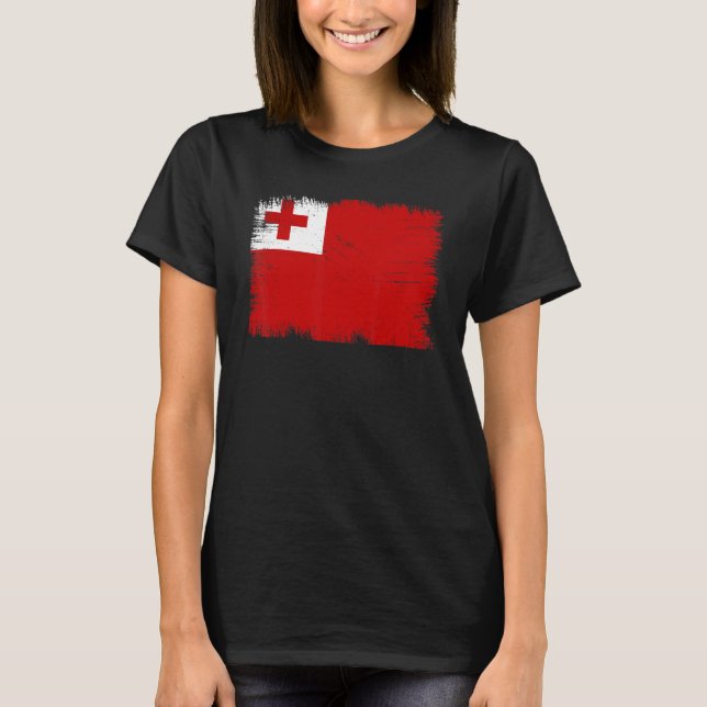 Camiseta Vintage Tonga Flag Tongan Independence Day (Frente)