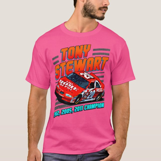 Camiseta Vintage Tony Stewart 20 Legend (Frente)