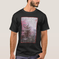 Vintage, Torre de Cereja de Arte Gráfica Japonesa