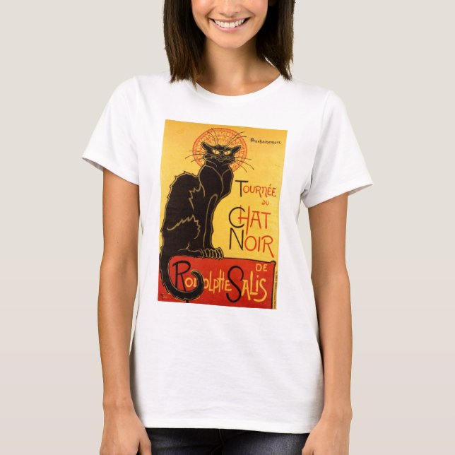 Camiseta Vintage Tournee de Chat Noir Black Cat (Frente)