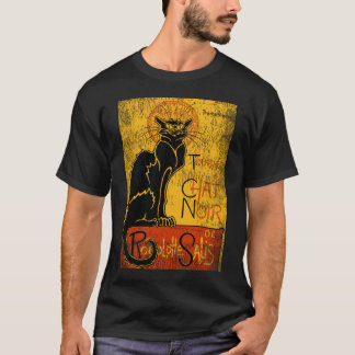 Camiseta Vintage Tournee du Chat Noir Black Cat Halloween