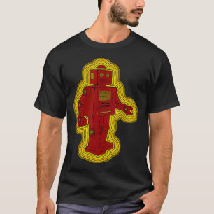Camiseta Vintage Toy Robot Retro 80s Style Fiction — Ficção