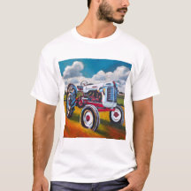 Vintage Tractor Painting - Gift for Tractor Lovers