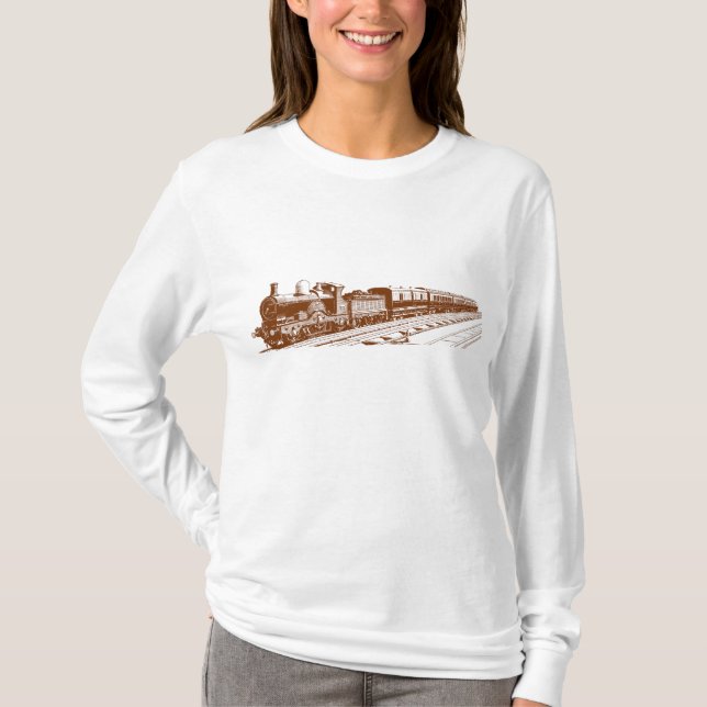 Camiseta Vintage Train - Noz (Frente)