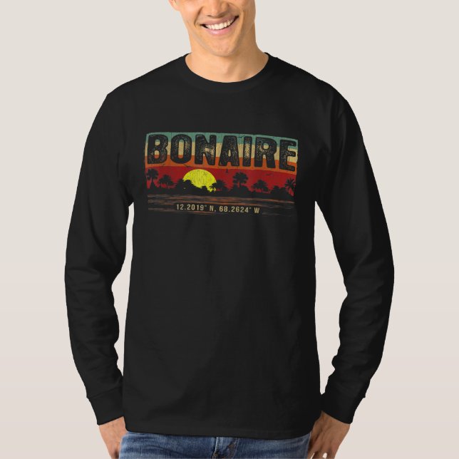 Camiseta Vintage Tropical Bonaire (Frente)