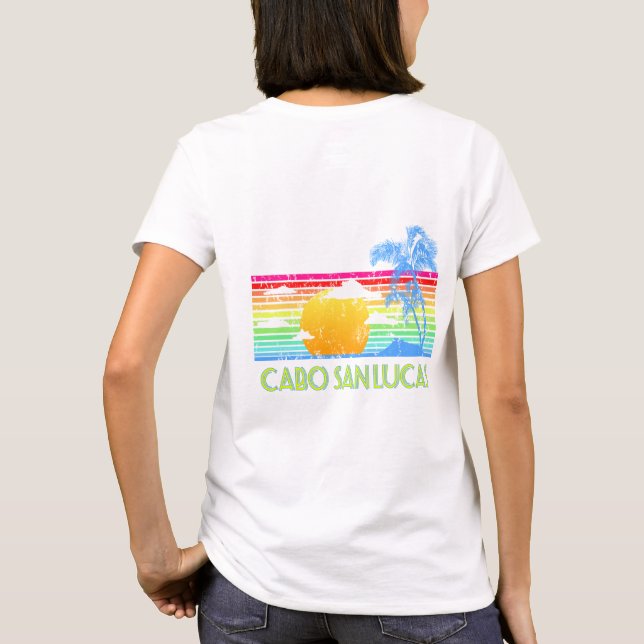 Camiseta Vintage Tropical Cabo San Lucas (Verso)