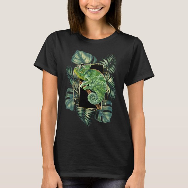Camiseta Vintage Tropical de Chameleon - Vintage (Frente)