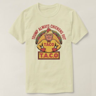 Camiseta vintage 'Trump Sempre Desiste Taco
