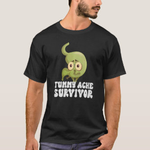 Camiseta Vintage TUMMY ACHE SOBREVIVOR Stomach Alcança Home