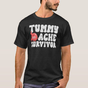 Camiseta Vintage TUMMY ACHE SOBREVIVOR Stomach Alcança Home