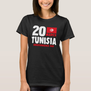 Camiseta Vintage Tunísia Bandeira Patriótica Tunisina Indep