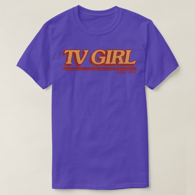 Camiseta Vintage Tv Girl (Frente do Design)