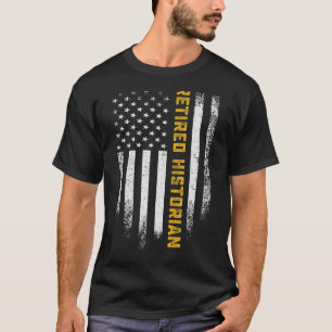 Camiseta Vintage U.A Flag Historiador Encantado Historiador