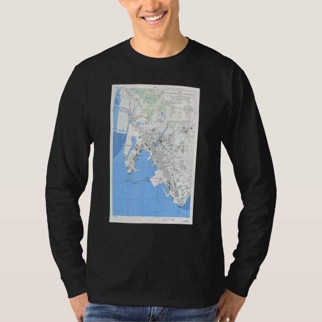 Camiseta Vintage Ube Japan Map 1945 (Frente)