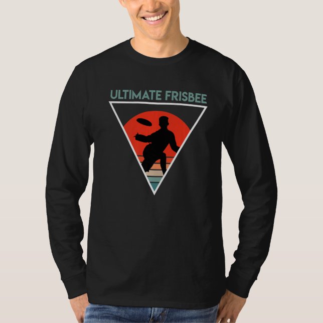 Camiseta Vintage Ultimate Frisbee Retro (Frente)