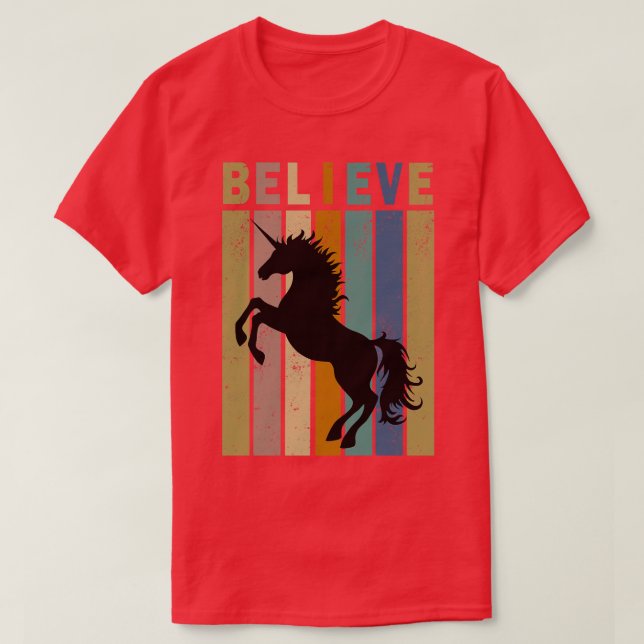 Camiseta Vintage Unicorn (Frente do Design)