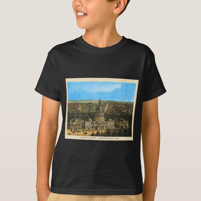 Camiseta Vintage United States Capitol (Frente)