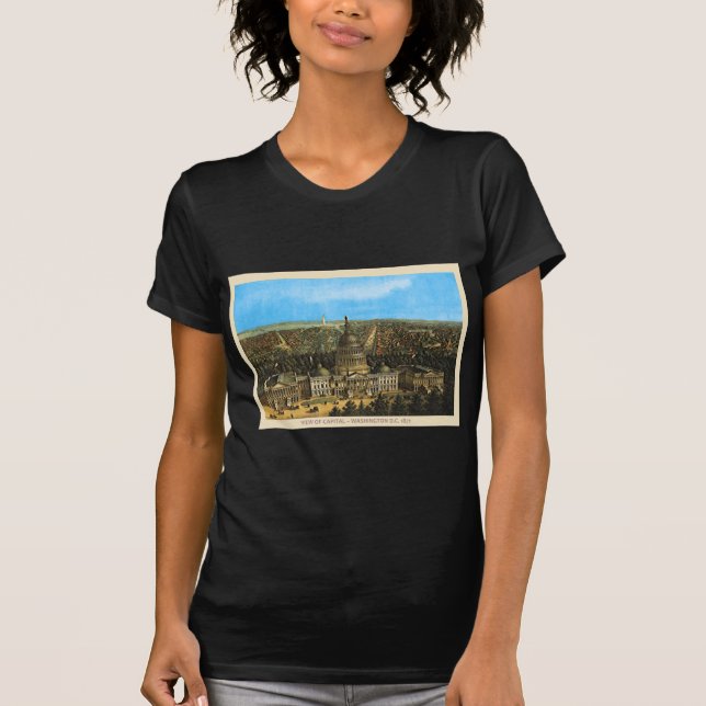 Camiseta Vintage United States Capitol (Frente)