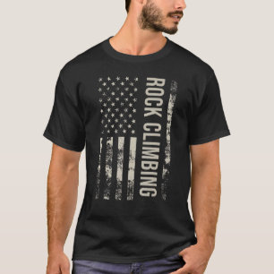 Camiseta Vintage US Flag Rock Escaling