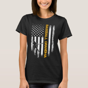 Camiseta Vintage USA American Flag Orud Baseball Grandma S